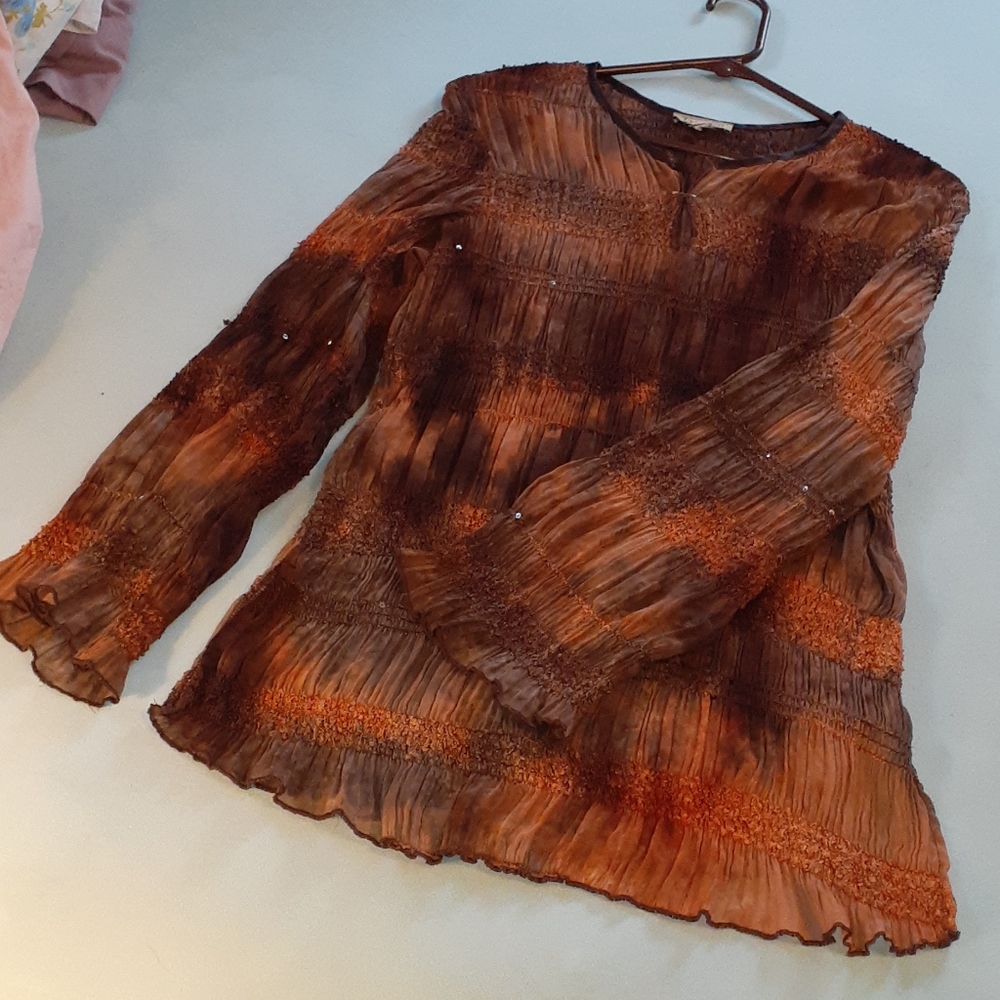 Tie-dye long sleeve Tunic